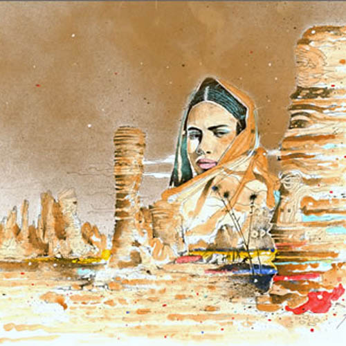 Tin Hinan (Sahara), reine-mère guerrière, fondatrice des Touareg, et muse des hommes bleus du désert